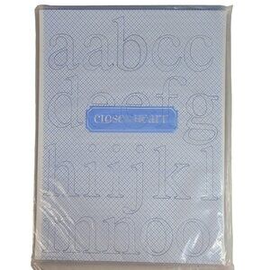 Close to My Heart Dimensional Elements Z1048 Simple Alphabets Lowercase NEW